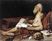 SPADA, Lionello St Jerome ear oil painting